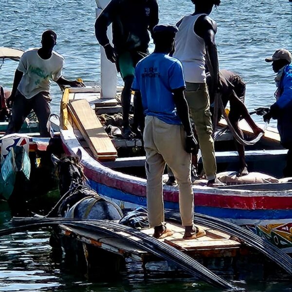 Arrivée des Pêcheurs à Mbour depart Riu Baobab